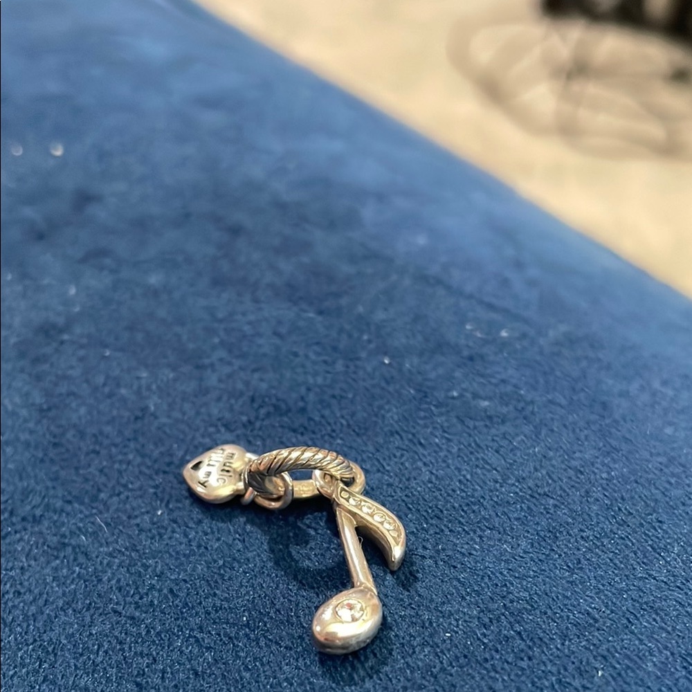 Brighton Silver Music eighth Note Charm